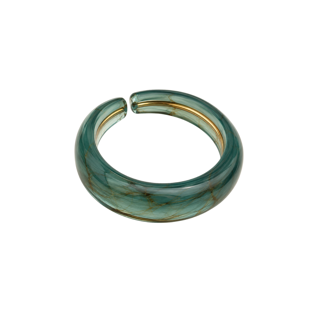 Pulsera rígida forma redonda – Azul