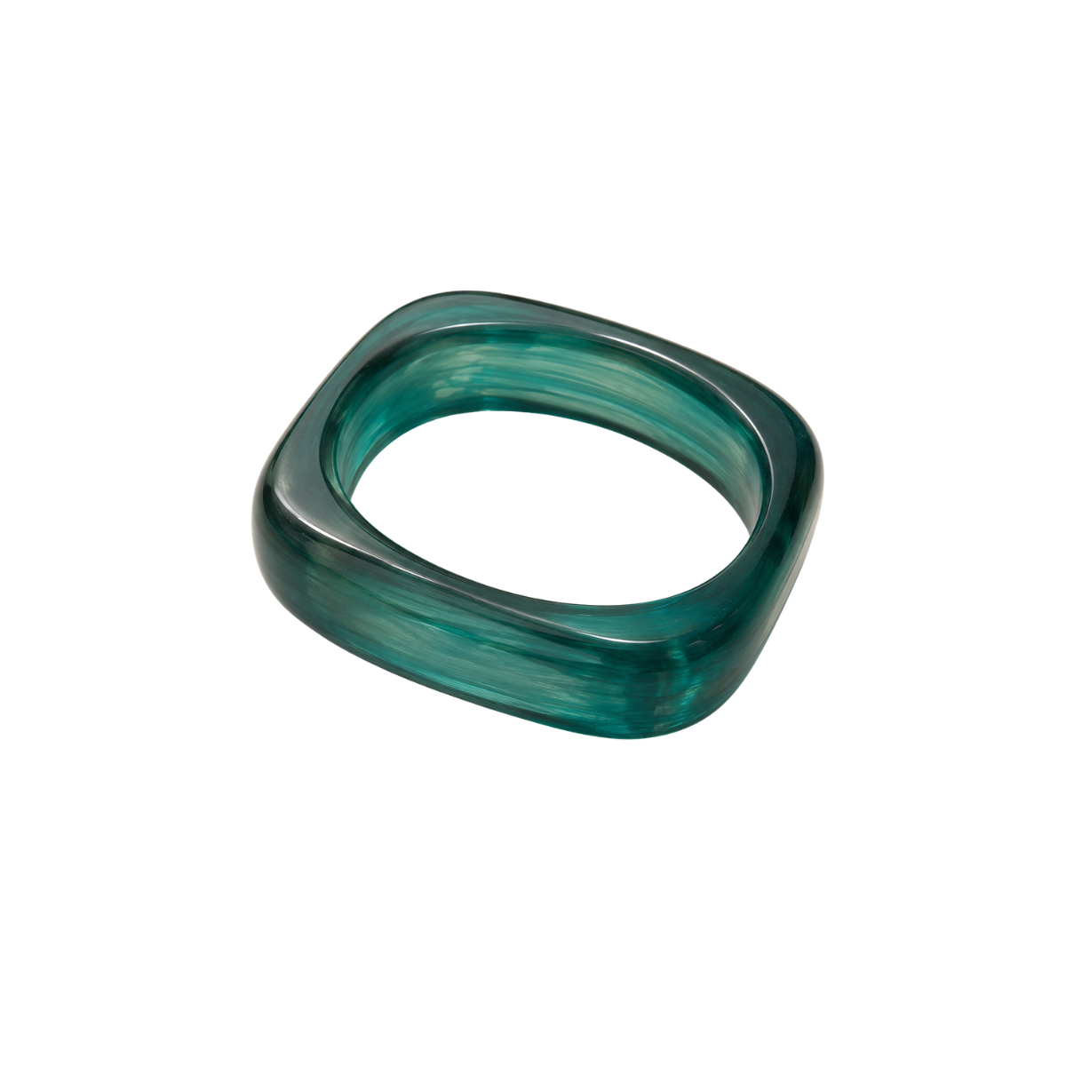 Pulsera rígida textura geométrica – Azul